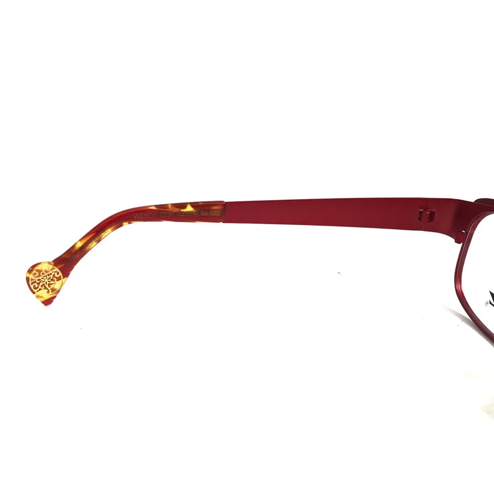 BOZ Eyeglasses Frames WENDY 7530 Matte Plum Purple Red Cat Eye 52-16.5-135